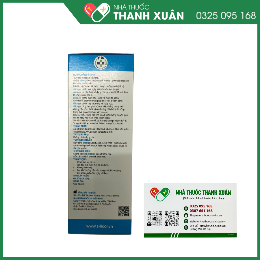 Silicol Gel giải quyết rối loạn tiêu hóa, hội chứng ruột kích thích